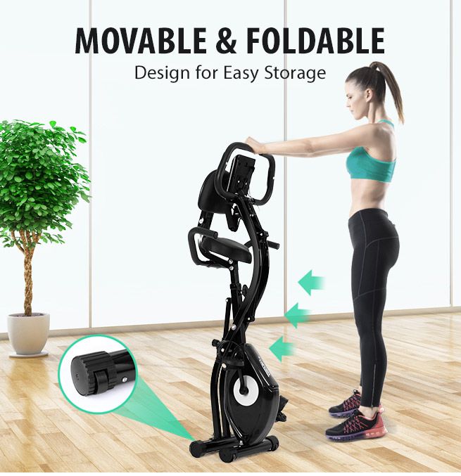 Genki Exercise Bike Fitness Magnetic X Bike Spin Bike Home Gym